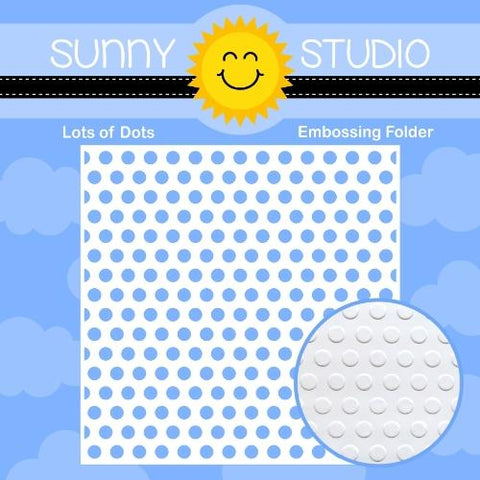 Sunny Studios Lots of Dots Embossing Folder