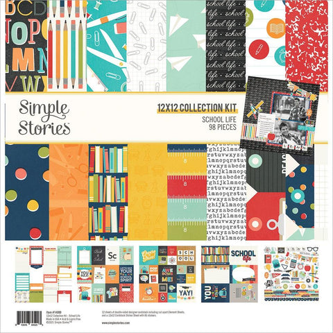 Simple Stories School Life Collection 12x12 Paper Pack – Legacy Paper Arts