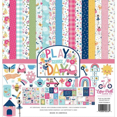 Echo Park Play All Day Girl 12x12 Paper Pack – Legacy Paper Arts